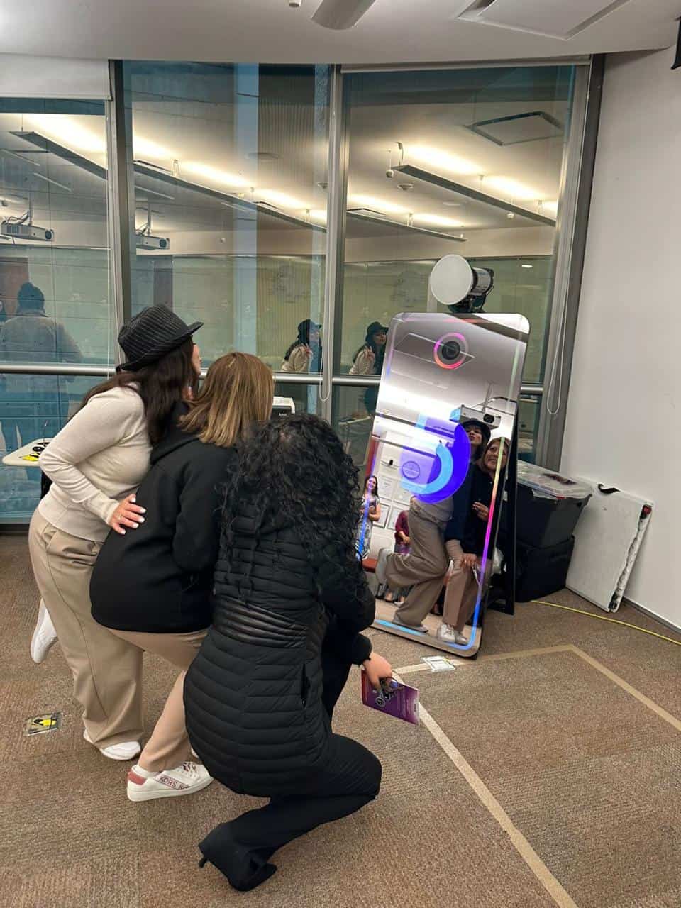 Cabina de fotos Funpix en un evento social en CDMX
